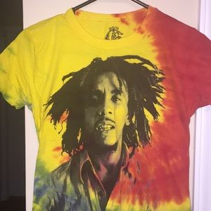 100% Cotton Bob Marley Tie Dye T Shirt